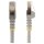 StarTech 1,5m CAT6a Kabel - Grau - Patchkabel - STP- Snagless-RJ45 - Patch-Kabel - RJ-45 (M)