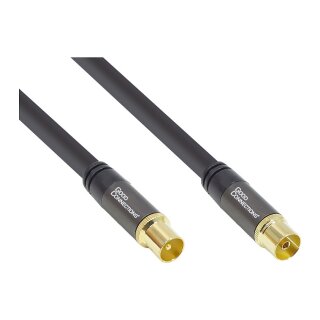 Good Connections TV Antennenkabel SmartFLEX schwarz 1m