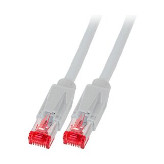 EFB RJ45 Patchkabel Cat.6A S/FTP LSZH Draka UC900 TM21 grau 0,15m