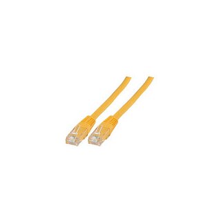 EFB RJ45 Patchkabel Cat.6 U/UTP PVC CCA gelb 15m
