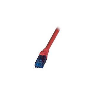 EFB RJ45 Patchkabel Cat.6A U/UTP LSZH Premium 500MHz rot 3m