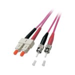 EFB Duplex Patchkabel SC-ST OM4 7,5m LSZH 3mm erikaviolett