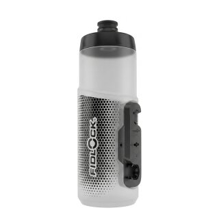 Fidlock Twist Bottle 600 + Bike Base clear black