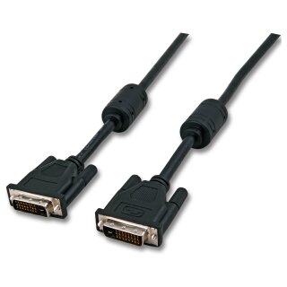 EFB DVI-D Dual Link,2x DVI-D 24+1,St.-St.,AWG 28.5m,sw