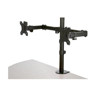StarTech.com Monitor Arm for 2 Monitors with Desk Mount Desk Clamp VESA Monitor Mount