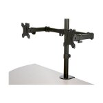 StarTech.com Monitor Arm for 2 Monitors with Desk Mount...