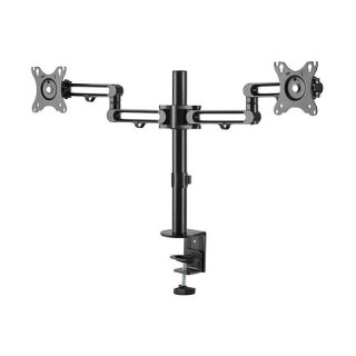 StarTech.com Double Monitor Arm for Desk Mounting Desk Clamp VESA Compatible