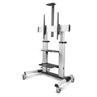 StarTech.com MOBILE TV CART up to 120 TV 220 CAP HAND CRANK HEIGHT ADJUSTMENT