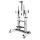 StarTech.com MOBILE TV CART up to 120 TV 220 CAP HAND CRANK HEIGHT ADJUSTMENT