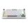 INCA Gaming Tastatur RGB/GraySwitch/USB-C/BT 2.00m weiß