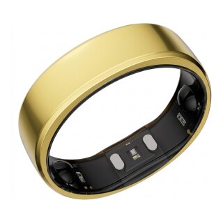 RingConn Smart Ring Gen2 für Frauen und Männer - Schlaf- und Fitness Tracking Wearable - Herzfrequenz - Königgold Größe 8