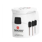 Skross PRO Pro Light White Retail Reiseadapter, Weltweit