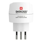 Skross Europe to Switzerland + Italy + Brazil Reiseadapter