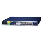 PLANET 16x GE Base-X SFP + 8x GE managebarer Ethernet Switch