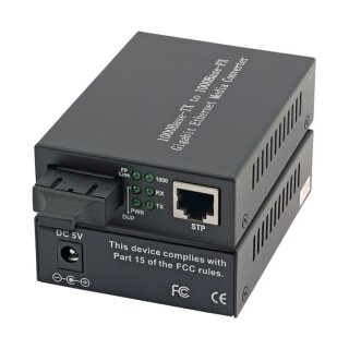 EFB Media Konverter RJ45-STP/SC 850nm/550m, Gigabit SX, MM