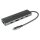 GoodConnections HUB-C001A USB-C HUB 10-Port 2xHDMI; 1xDP; 1xUSB-C; 2xUSB 3.0; 1xUSB 2.0; 1xRJ45; 1xKartenleser Anthrazit