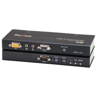 KVM Extender USB VGA KVM Extender with Audio, RS-232 and Deskew (300m) ATEN