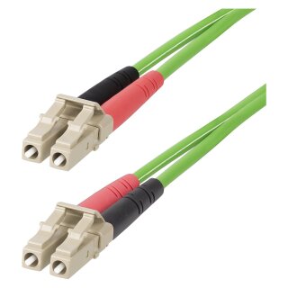 StarTech.com 2m LC zu LC (UPC) OM5 Multimode Glasfaserkabel, LSZH LWL - Patch-Kabel - LC/UPC Multi-Modus (M)