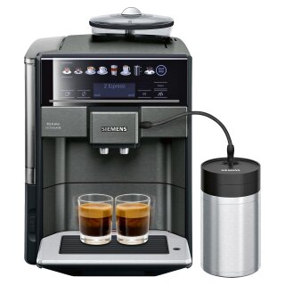 Siemens TE657F09DE EQ.6 plus extraKlasse Kaffeevollautomat dark inox