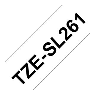 BROTHER TZeSL261 tape Black on White 36mm