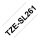 BROTHER TZeSL261 tape Black on White 36mm