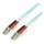 StarTech 10Gb Aqua LC/LC Duplex 50/125 Multimode LSZH Fiber Cable