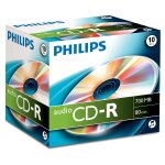 1x10 Philips CD-R 80Min Audio JC