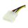 StarTech 6in 4 Pin Molex to SATA Power Cable Adapter