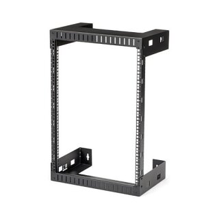 15HE wandmontage Server Rack - 30,5cm tief - Open Frame - Netzwerk Rack - 2 Post Rack