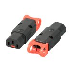 EFB Abzugsichere Kaltgerätebuchse IEC-Lock+ C13,...
