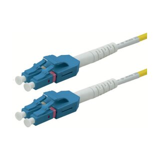 ROLINE LWL-Kabel duplex 9/125m OS2, LC/LC, UNIBOOT, gelb, 1 m