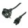 VALUE Netzkabel, 3pol. Notebook-Buchse, schwarz, 0,8 m