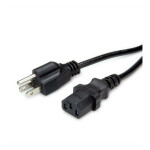 VALUE Netzkabel NEMA-5 auf C13 fr USA, schwarz, 1,8 m