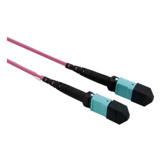 VALUE MPO-Trunk-Kabel 50/125m OM4, MPO/MPO, TYPE A, violett, 10 m