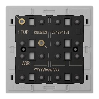 Jung LS 4294 1ST KNX Tastsensor-Modul Universal, 4fach, F40, Secure, Serie LS