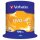 1x100 Verbatim DVD-R 4,7GB 16x Speed, matt silver