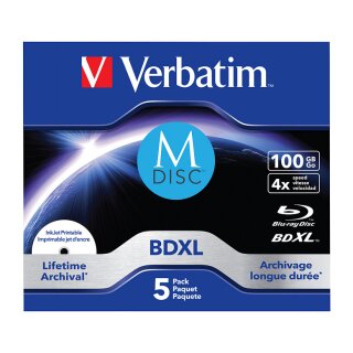 Verbatim BD-R M-Disc 100 GB (4-fach, 5 Stck)