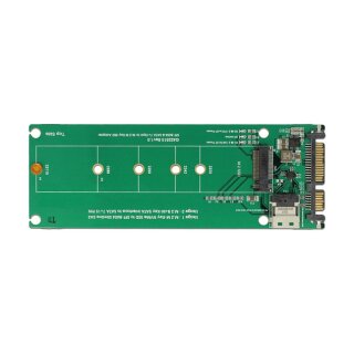 U.2 SFF-8654 oder SATA Konverter zu 1 x M.2 Key M Slot