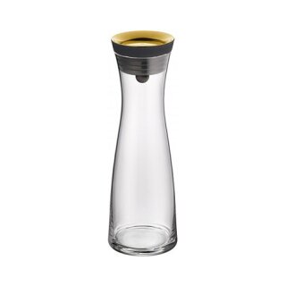 WMF 0617706590 Basic Wasserkaraffe aus Glas, 1 Liter, gold
