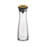 WMF 0617706590 Basic Wasserkaraffe aus Glas, 1 Liter, gold