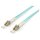 Equip LWL Patchkabel LC->LC 15.00m Multimode Duplex OM3 turq Polybeutel