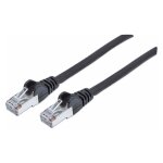 Patchkabel Cat6a-Stecker/Cat7-Rohkabel 3m sw