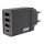 Verbatim Ladegert 30W, 1x USB-C , 3x USB-A (schwarz, PD 3.0, QC 3.0)