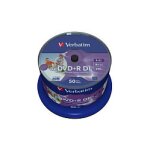1x50 Verbatim DVD+R Double Layer 8x Speed, 8,5GB wide...