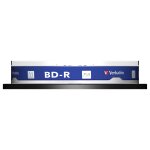 1x10 Verbatim M-Disc BD-R BluRay 25GB 4x Speed Cakebox...