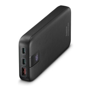 HAMA Power Pack PD 10, 10000mAh, 3 Ausgnge Anthrazit