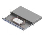 EasyLan LWL-Spleibox Grade C 19-Zoll 1HE, 12 Ports, 12x...