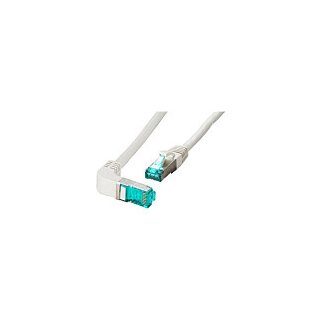 EFB RJ45 Patchkabel Cat.6A S/FTP LSZH 1x90 grau 2m
