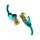 EFB CAT6a GRÜN 10m Patchkabel S/FTP PIMF