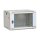 19" Wandgehäuse Flat Pack 9HE, Tiefe 450 mm, grau